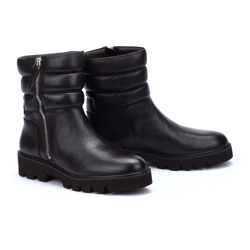 Women's Pikolinos SALAMANCA Ankle Boots Black | NZ J0A1532